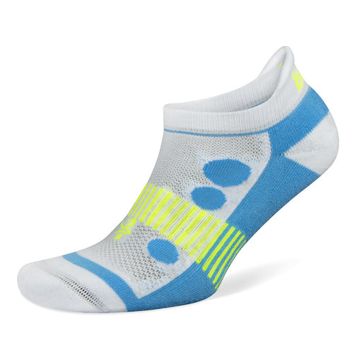 Balega Hidden Cool 2 Junior Running Socks - White/Blue/XL