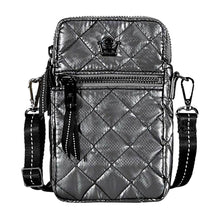 
                        
                          Load image into Gallery viewer, Oliver Thomas Cell Phone Crossbody 2 - Metal Silver/One Size
                        
                       - 12