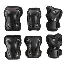
                        
                          Load image into Gallery viewer, Rollerblade Skate Gear Uni 3 Pack Protective Gear - Black/XL
                        
                       - 1