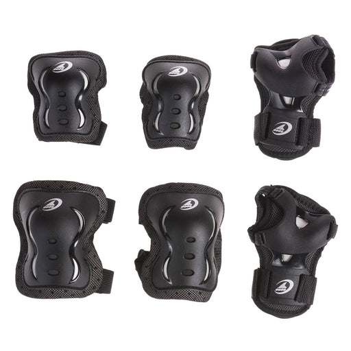 Rollerblade Bladegear XT Junior 3 Pad Pack - Black/XXS