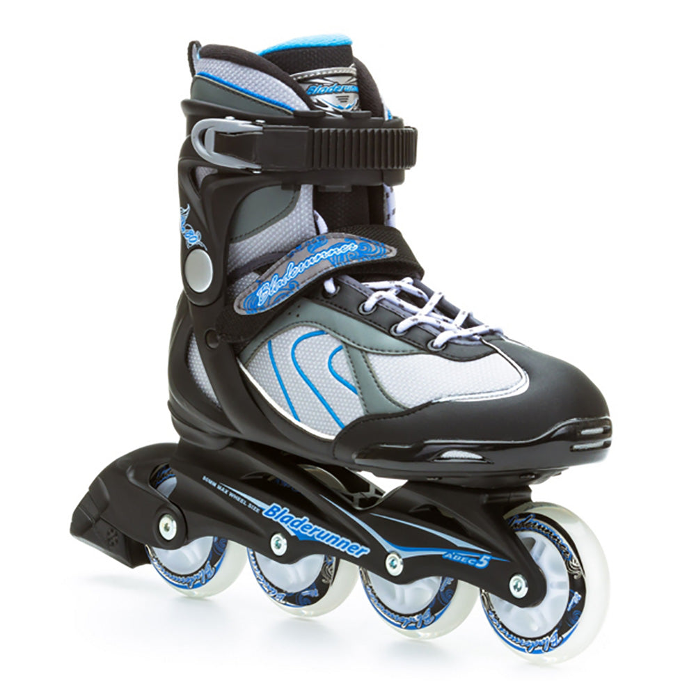 Bladerunner by RB Pro 80 Womens Inline Skates - Silver/10.0