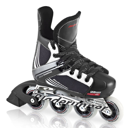 Rollerblade Dynamo Adjustable Boys Hockey Skates - Black/Red/4-7