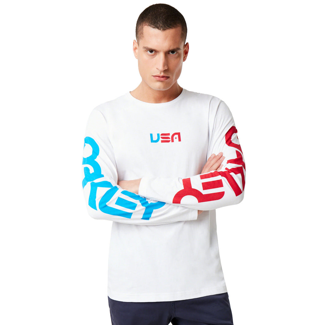 Oakley USA Mens Long Sleeve T-Shirt