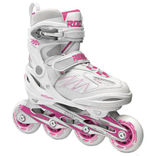 
                        
                          Load image into Gallery viewer, Roces Moody 5.0 Adjustable Girls Inline Skates - WT/RHODA RD 002/4-7
                        
                       - 4