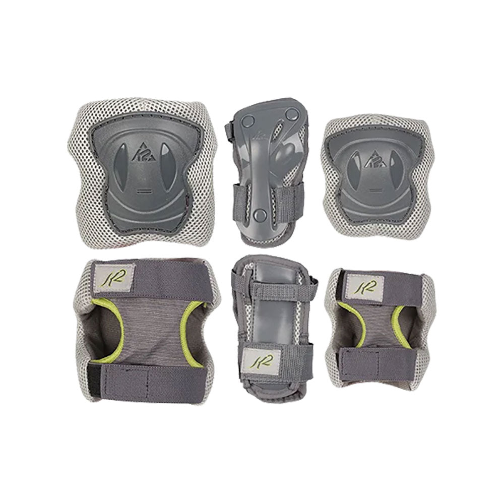 K2 Alexis Womens Protective Gear - 3 Pack - Grey/Green/L