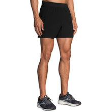 
                        
                          Load image into Gallery viewer, Brooks Sherpa 5in Mens Running Shorts - Black/XXL
                        
                       - 1