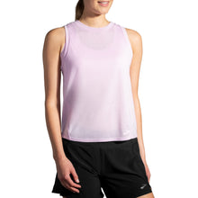 
                        
                          Load image into Gallery viewer, Brooks Distance Womens Running Tank Top - Hthr Orchid Haz/XXL
                        
                       - 3