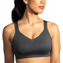 
                        
                          Load image into Gallery viewer, Brooks Drive Convertible Womens Running Bra - Asphalt/40/F
                        
                       - 1