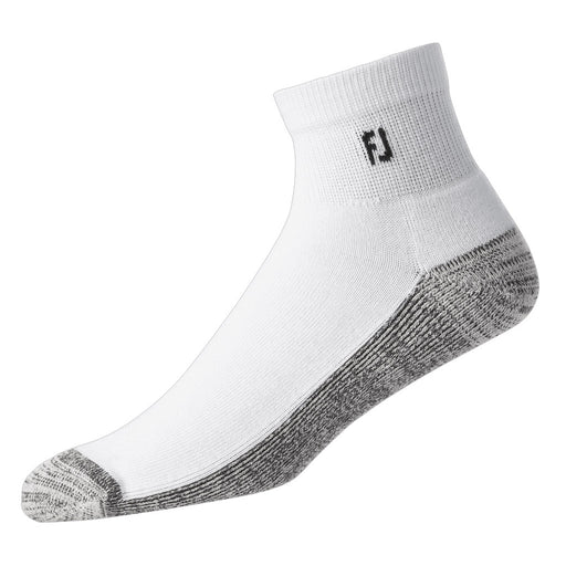 FootJoy ProDry 1/4 Crew Mens Golf Socks - White/LRG 8-12