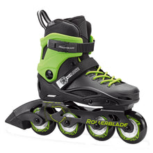 
                        
                          Load image into Gallery viewer, Rollerblade Cyclone Boys Adjustable Inline Skates - Black/Green/BOYS 6-7
                        
                       - 1