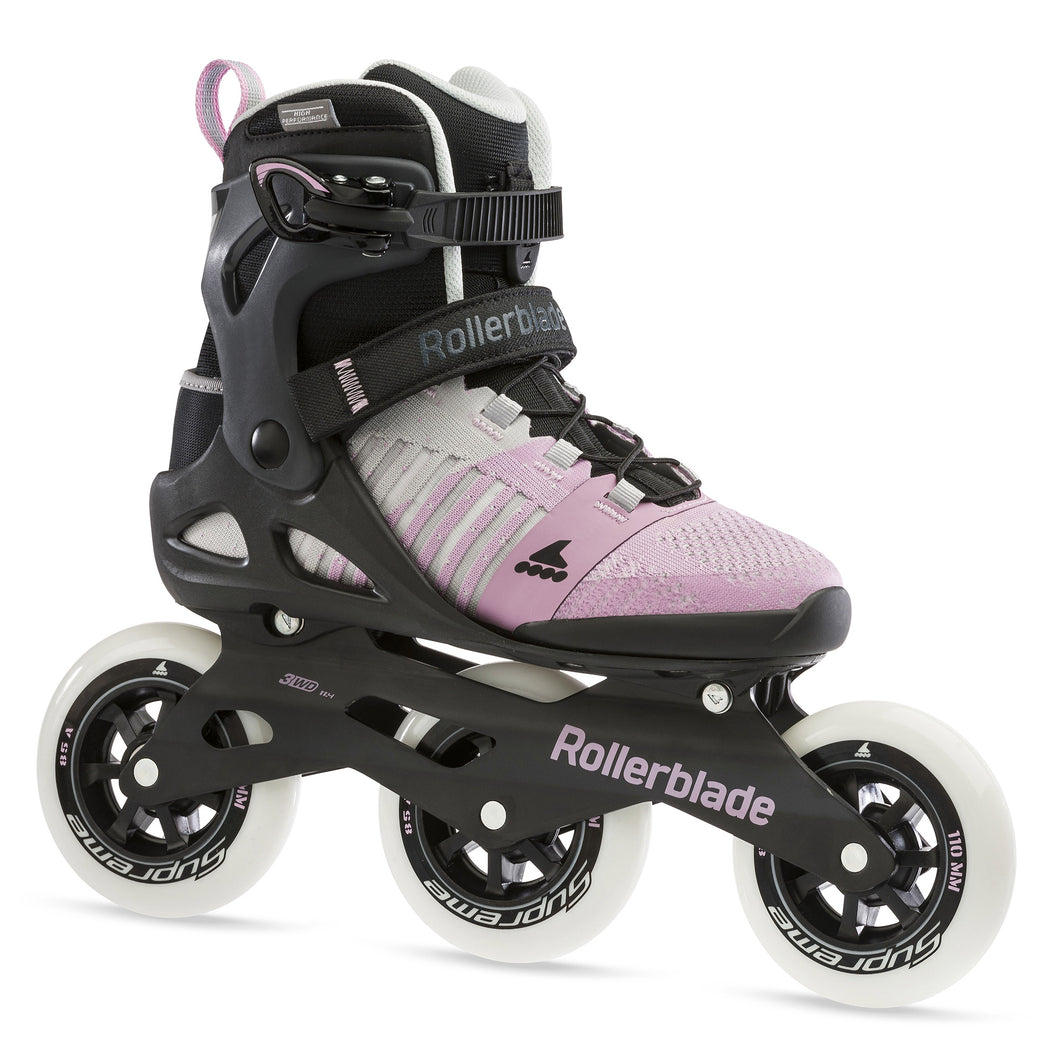 Rollerblade Macroblade 110 Women Inline Skate 2021 - Blk/Gry/Pink/10.5