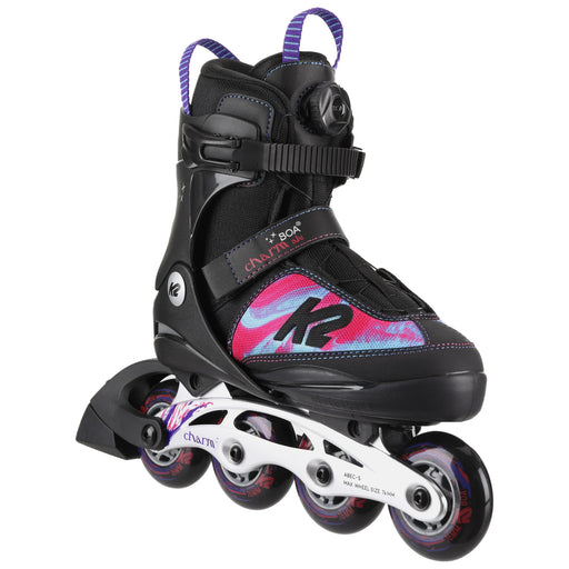 K2 Charm Boa ALU Girls Adjustable Inline Skates