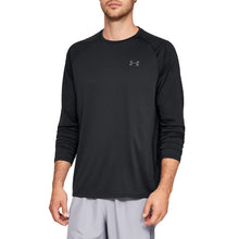 
                        
                          Load image into Gallery viewer, Under Armour Tech 2.0 Mens LS Crew Train Shirt - BLACK 001/XXL
                        
                       - 1