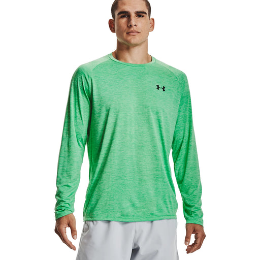 Under Armour Tech 2.0 Mens LS Crew Train Shirt - MATCHA GRN 342/XXL