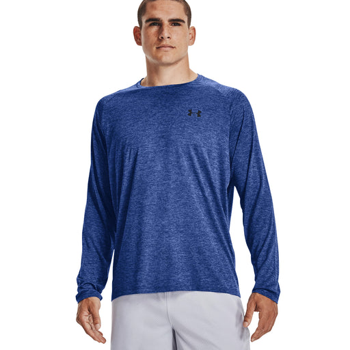 Under Armour Tech 2.0 Mens LS Crew Train Shirt - TECH BLUE 432/XXL