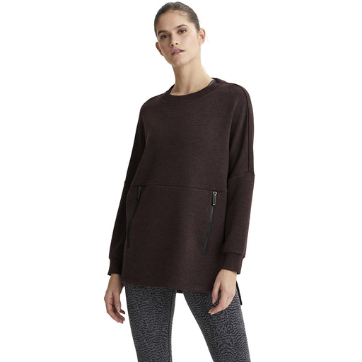 Varley Bayliss Womens Sweatshirt - Chocolate Hthr/XL