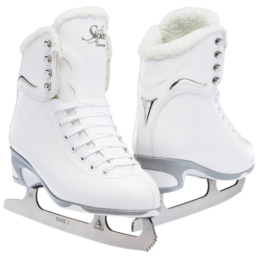 Jackson Finesse 180 Womens Figure Skates - 10.0/Fleece Fl/M