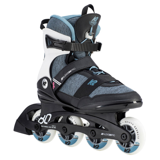 K2 Alexis 80 Pro Womens Inline Skates 2019 - Steel Blue/10.5