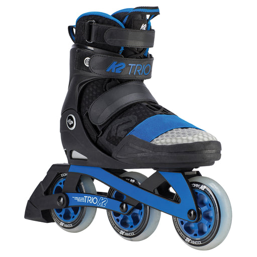 K2 Trio 100 Mens Urban Inline Skates 2018 - Gray/Blue/8.5