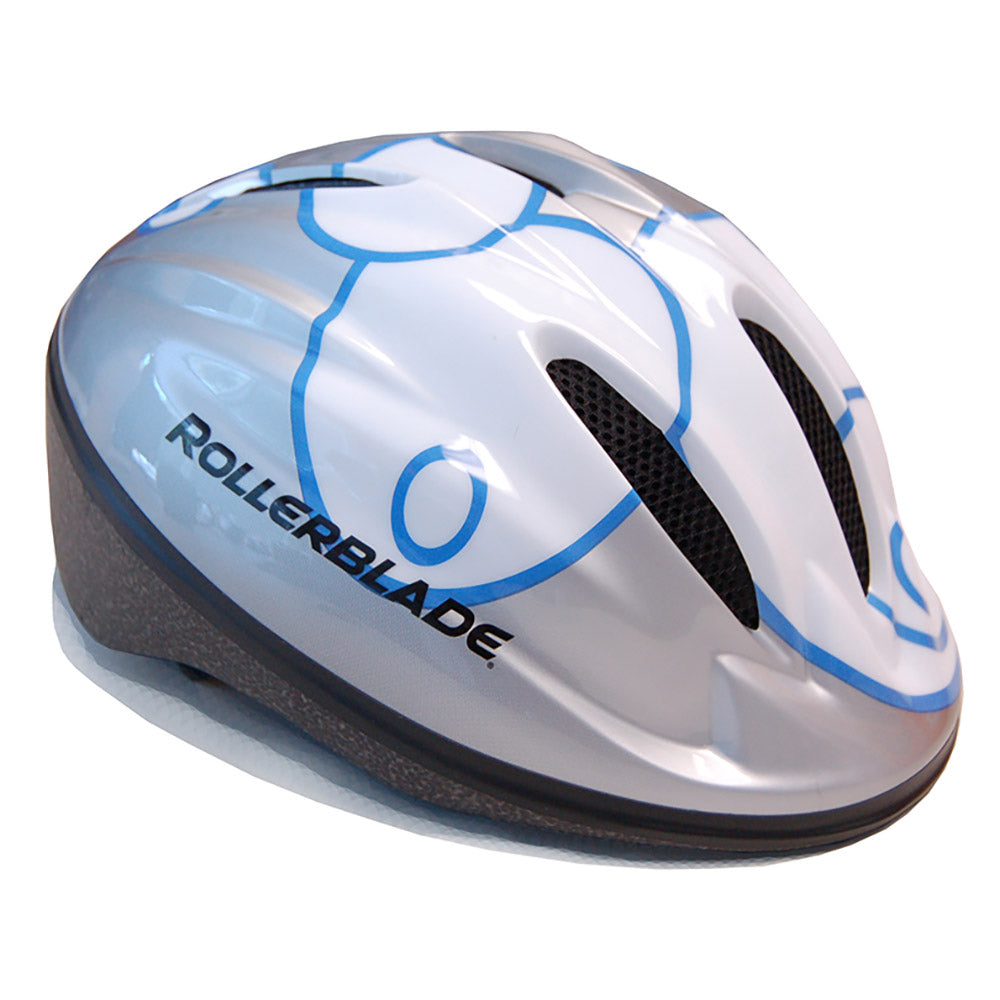 Rollerblade Bubble Kids Skate Helmet - White/Blue/S