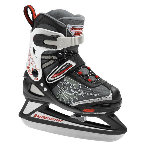 Bladerunner by RB Phaser Boys Adj Ice Skates - Black/1-4