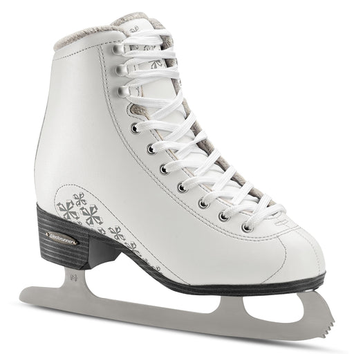 Bladerunner by RB Aurora Girls Figure Skates - White/Silver/4.0