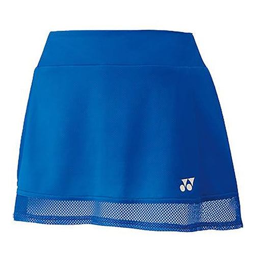 Yonex Perforated Womens Tennis Skirt - Deep Blue/XL