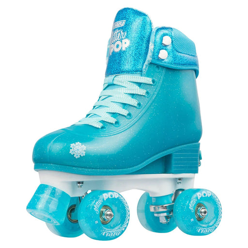 Crazy Skate Glitter Pop JR Adjustable Roller Skate - KIDS J12-2/Teal