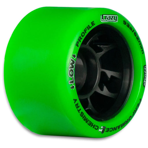 Crazy Skate Zoom Roller Skate Wheels - 8 Pack - Green