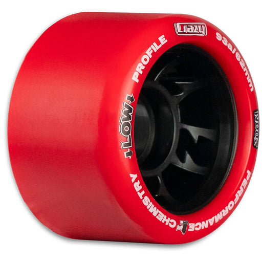Crazy Skate Zoom Roller Skate Wheels - 8 Pack - Red