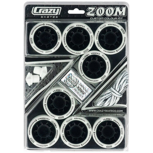 Crazy Skate Zoom Roller Skate Wheels - 8 Pack