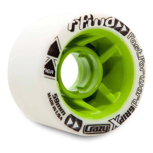 Crazy Skate Control Roller Skate Wheels - GREEN/59X38/Rwd