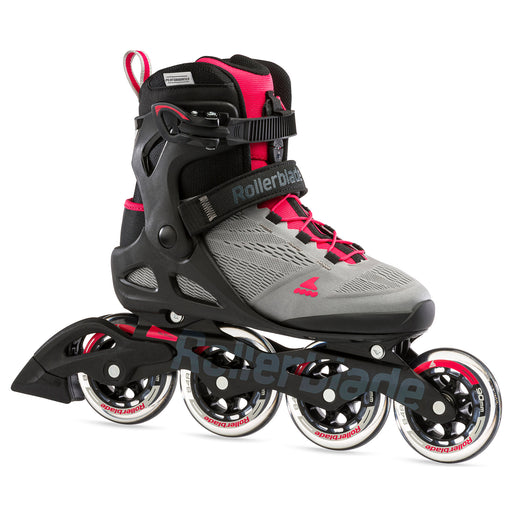 Rollerblade Macroblade 90 Womens Inline Skates - Grey/Pink/10.5