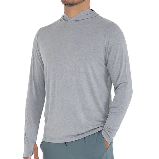 Free Fly Bamboo Shade Mens Hoodie - Heather Grey/XXL