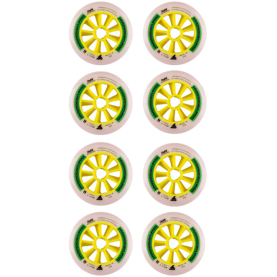 Rollerblade Hydrogen Pro 110mm X-Firm Inline Skate Wheels 8-pack