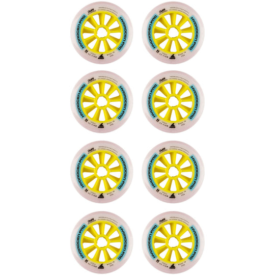 Rollerblade Hydrogen Pro 100mm XX-Firm Inline Skate Wheels 8-pack
