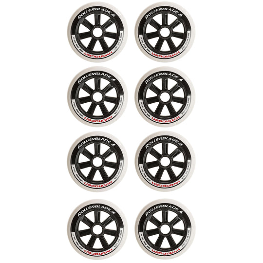 Rollerblade Hydrogen 110mm/85A Inline Skate Wheels 8-Pack