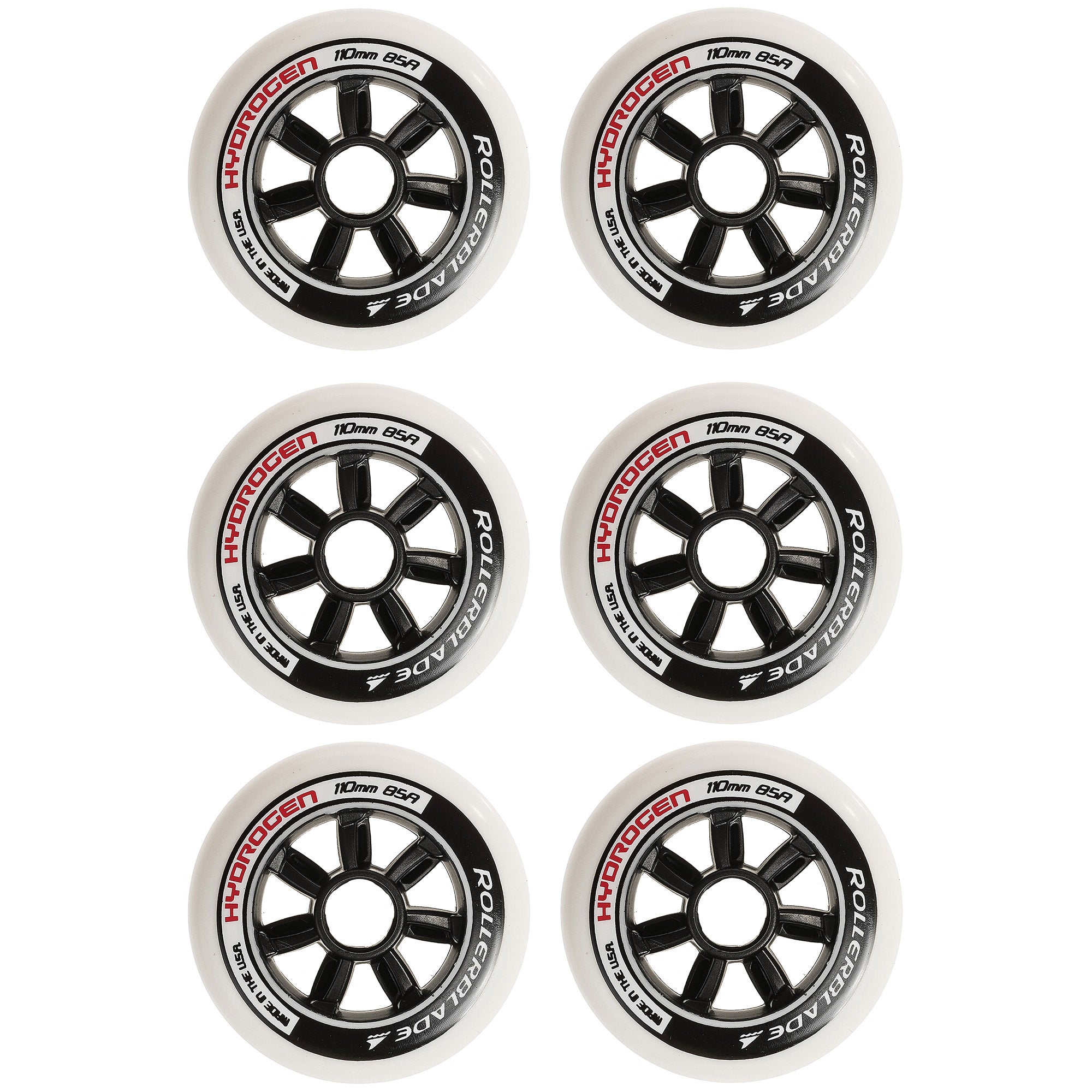 RUEDA ROLLERBLADE HYDROGEN PREMIUM 80MM/85A (8 UNID) | Tienda de