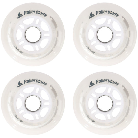 Rollerblade Moonbeams LED 80/82A Inline Skate Wheels 4-Pack