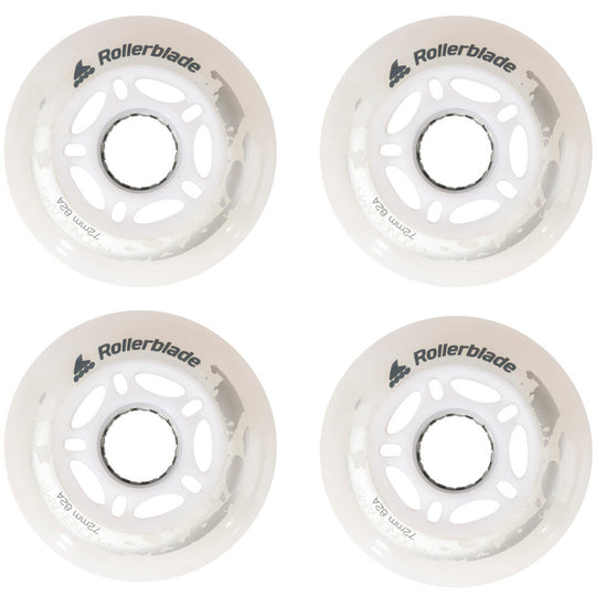 Rollerblade Moonbeams LED 72/82A Inline Skate Wheels 4-Pack