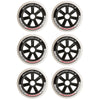 Rollerblade Hydrogen 125mm/85A Inline Skate Wheels 6-Pack