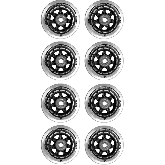 Rollerblade 90mm/84A + SG9 Inline Skate Wheel Kit