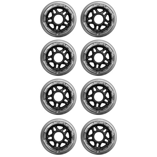 Rollerblade 80mm/82A Inline Skate Wheels 8-pack - Neutral