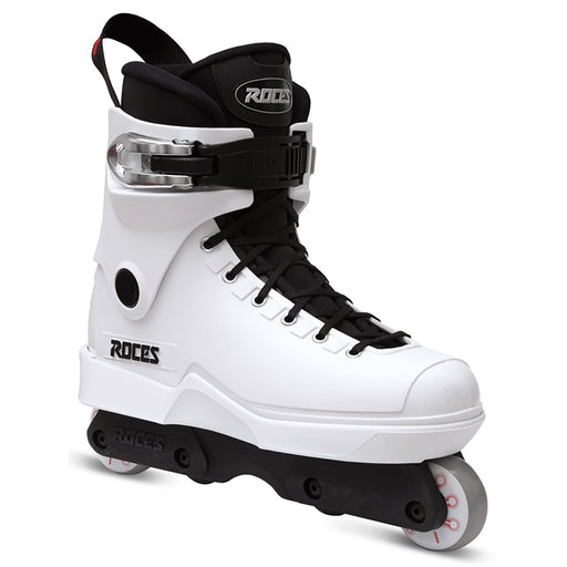 Roces M12 Lo White Unisex Aggressive Inline Skates - White/M9 / W11