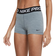 
                        
                          Load image into Gallery viewer, Nike Pro 3in Womens Training Shorts - SMOKE GREY 084/L
                        
                       - 2