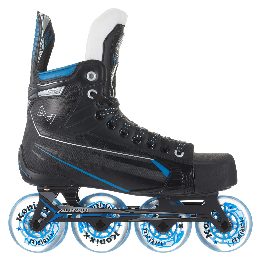 Alkali Revel 4 Senior Inline Hockey Skates - Black/Blue/13.0/D