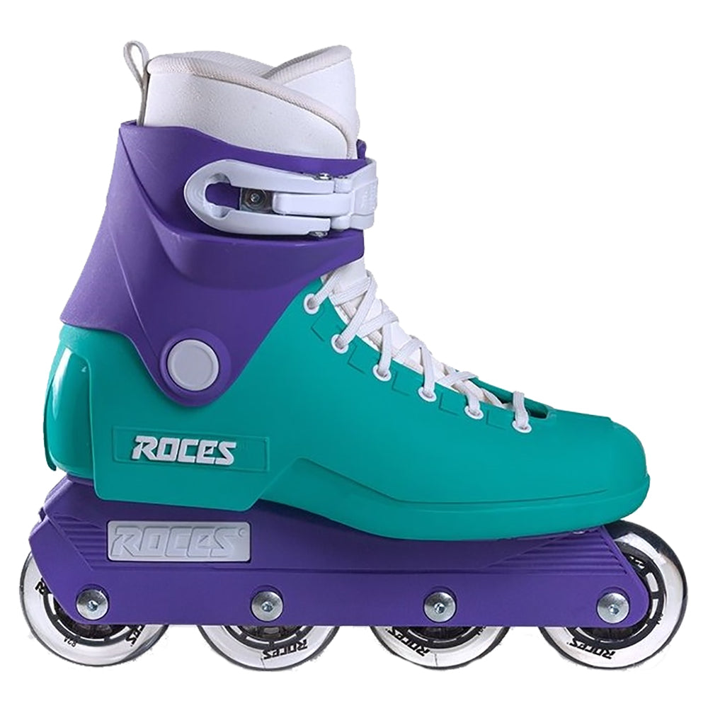 Roces 1992 Teal-Pur Unisex Aggressive Inline Skate - TEAL/PURPL 003/M9 / W11