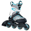 K2 Marlee Silver-Blue Girls Adjustable Inline Skates