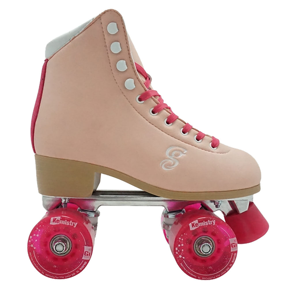 Roller Derby Candi Grl Carlin Pch Wmn Roller Skate - Peach/Pink/8.0