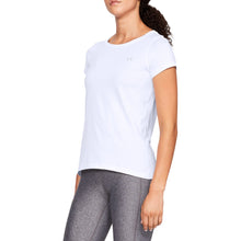 
                        
                          Load image into Gallery viewer, Under Armour HeatGear Armour Wmns SS Train Shirt - WHITE 100/XL
                        
                       - 1